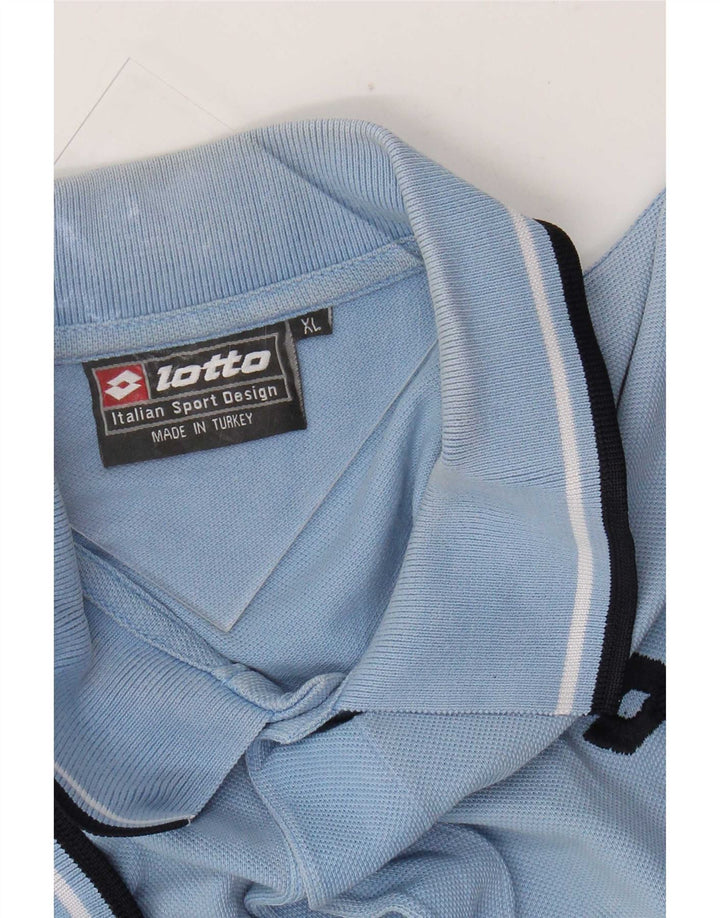 Tricou polo pentru bărbați Lotto XL Albastru