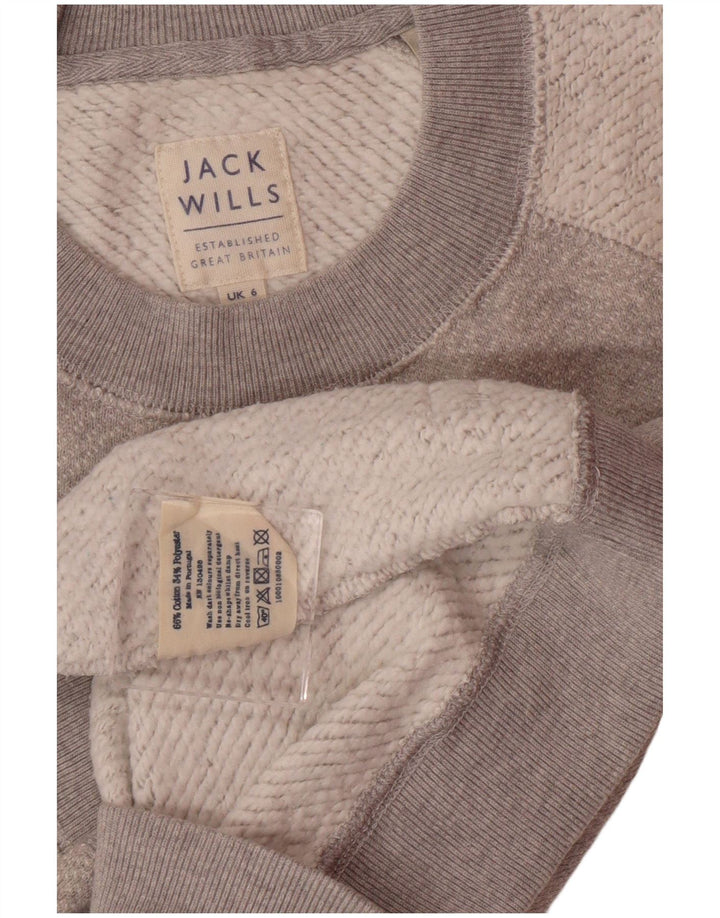JACK WILLS Pulover pentru damă UK 6 XS bumbac color bloc