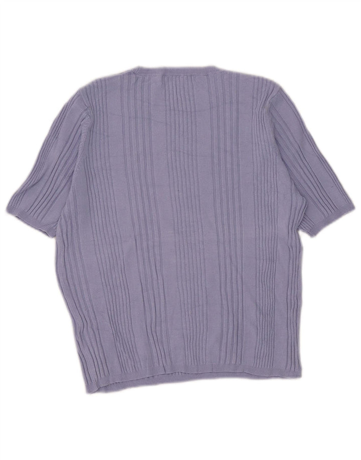 Pulover pentru femei Marks & Spencer, cu mânecă scurtă, cu gât crew, UK 14 Medium B