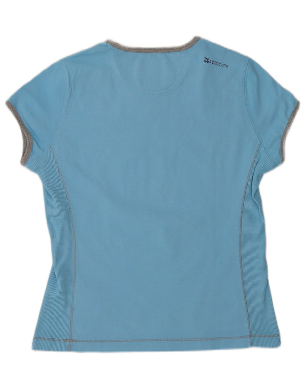 Tricou grafic Champion pentru femei Top UK 14 Large Blue Bumbac