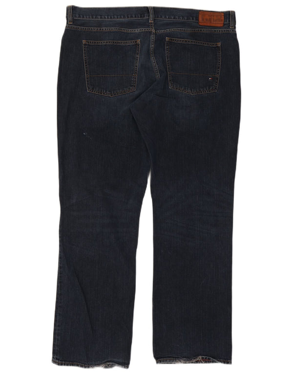 Blugi drepți pentru bărbați Tommy Hilfiger W40 L32 bumbac bleumarin
