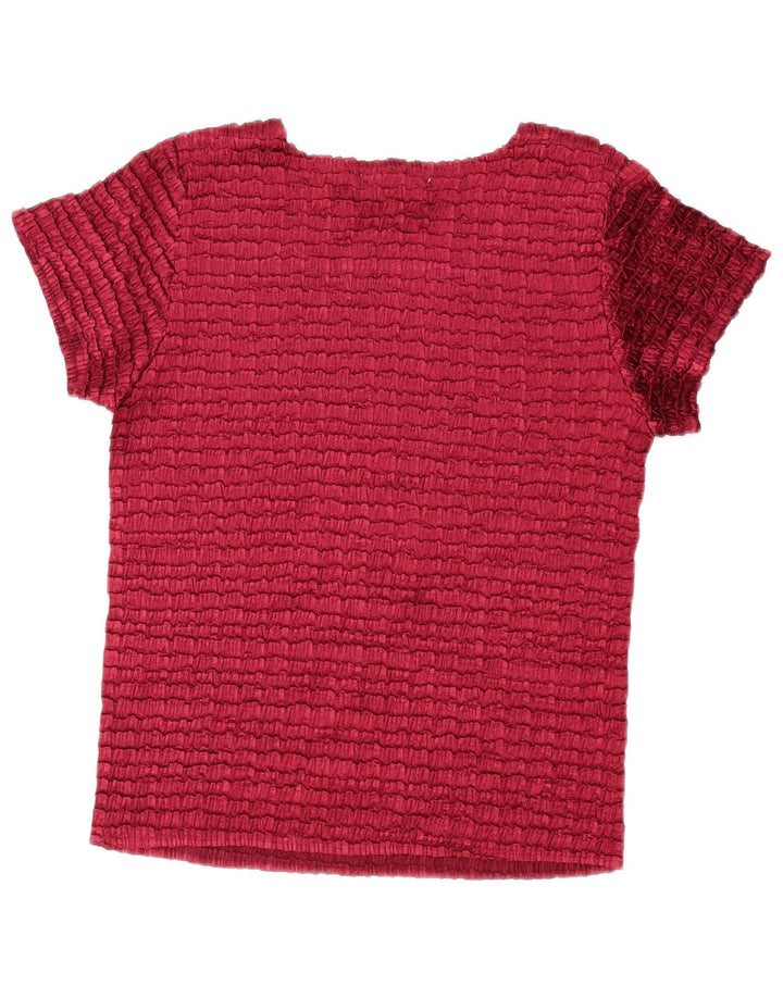 Bluză de damă Vintage Top Marime Unică Poliester Bordeaux