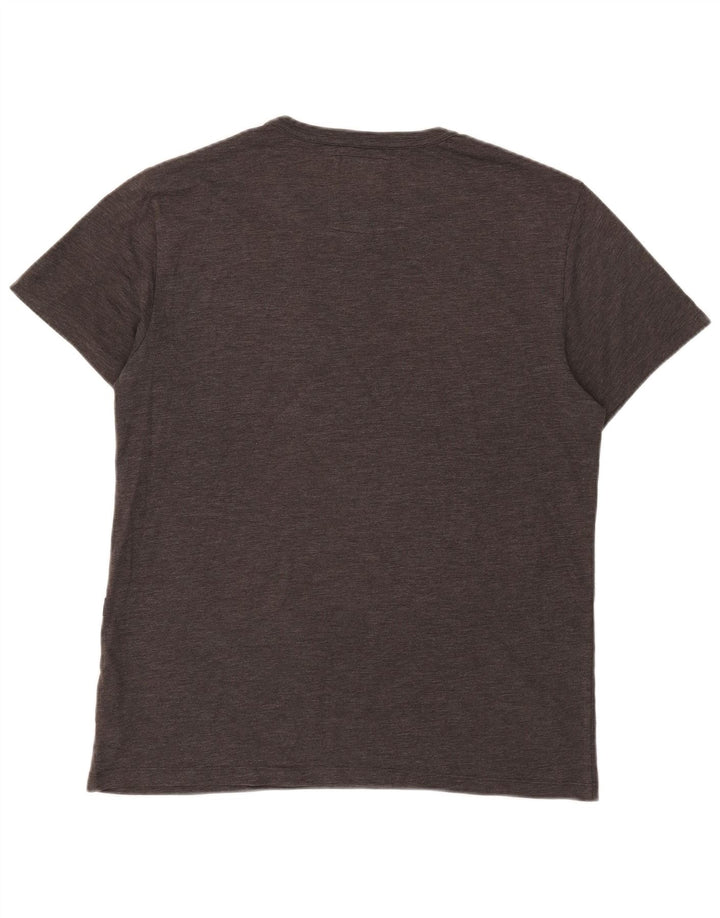 Tricou G-Star pentru bărbați cu croiala normală Top mare din bumbac gri
