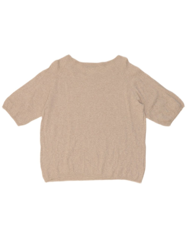 Bluză supradimensionată pentru femei Zara UK 10 Small Beige