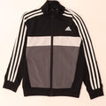 Jachetă de trening pentru băieți Adidas 7-8 ani, negru, poliester