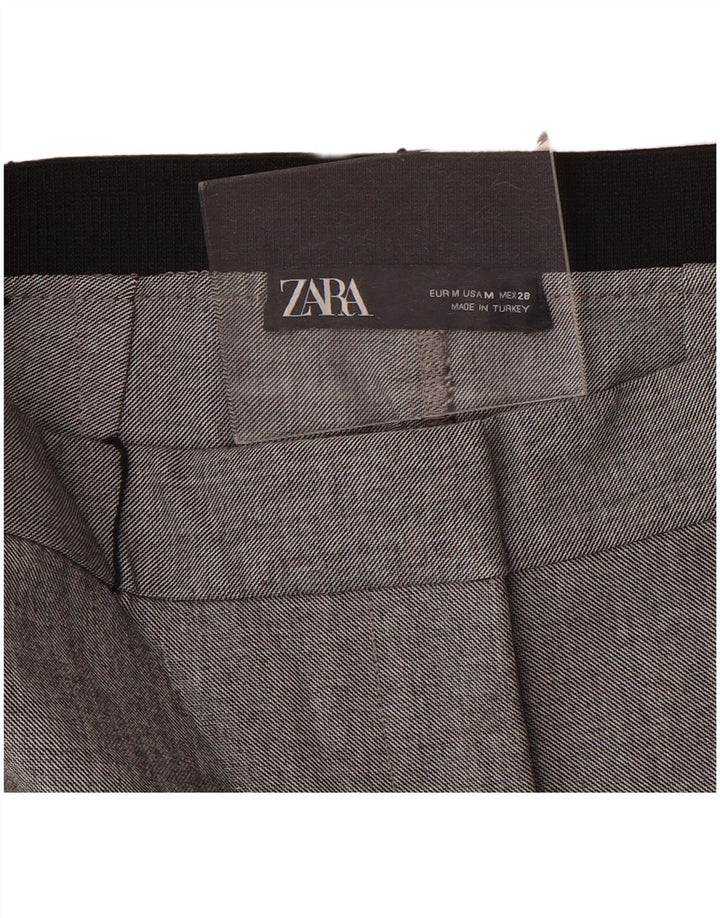 Pantaloni de costum slim pentru femei Zara Mediu L28 L28 Gri