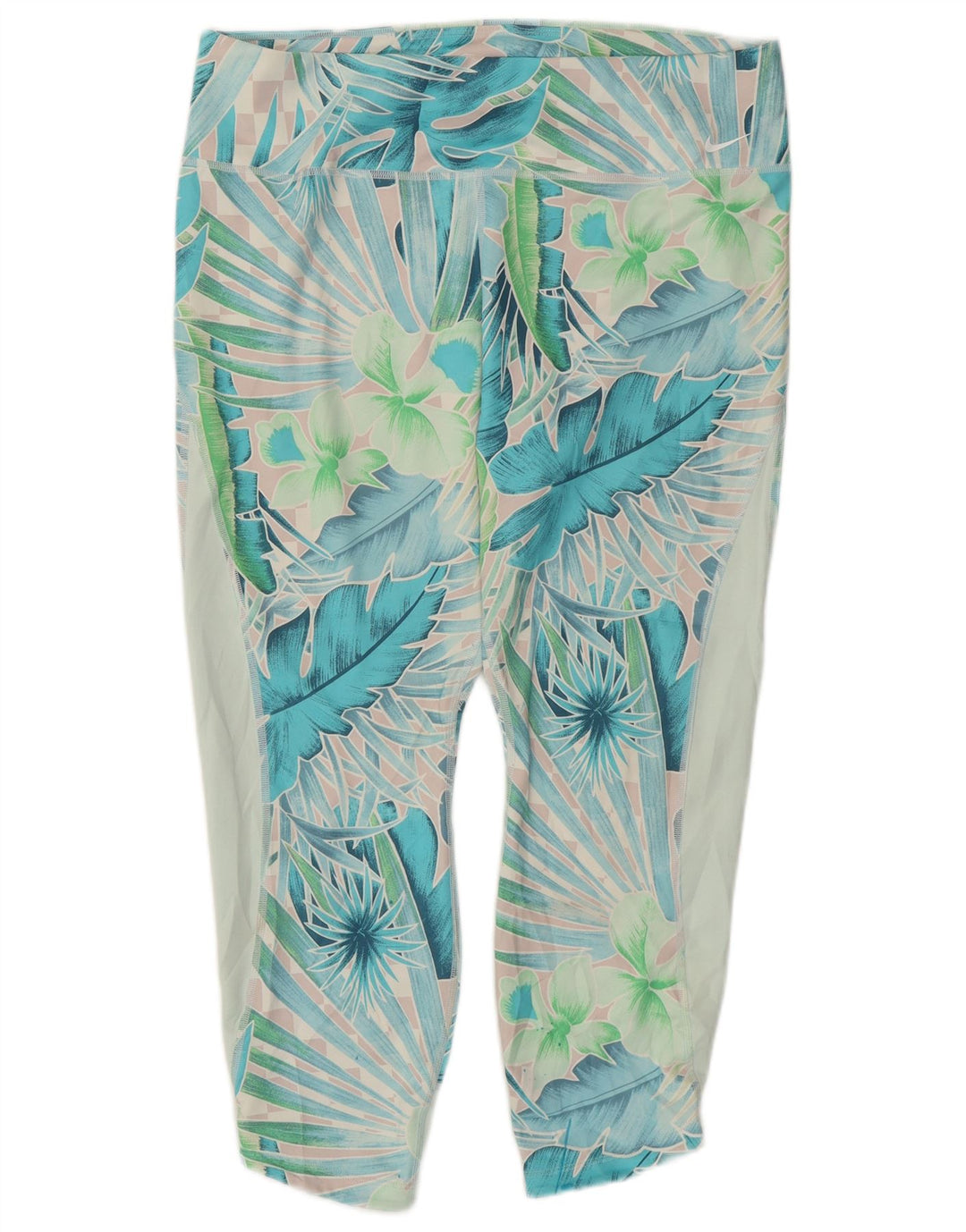 Leggings Capri Nike pentru femei UK 20 2XL Verde Floral