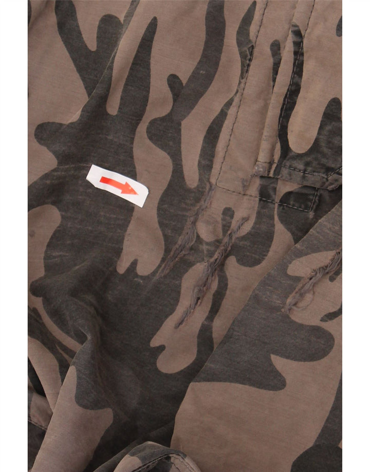 Pantaloni scurți cargo Schott pentru bărbați W34 Camuflaj maro mare