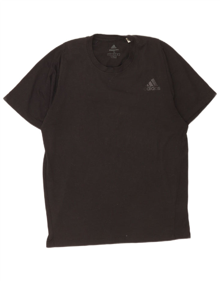 Tricou Adidas Climalite pentru bărbați Top mic poliester negru