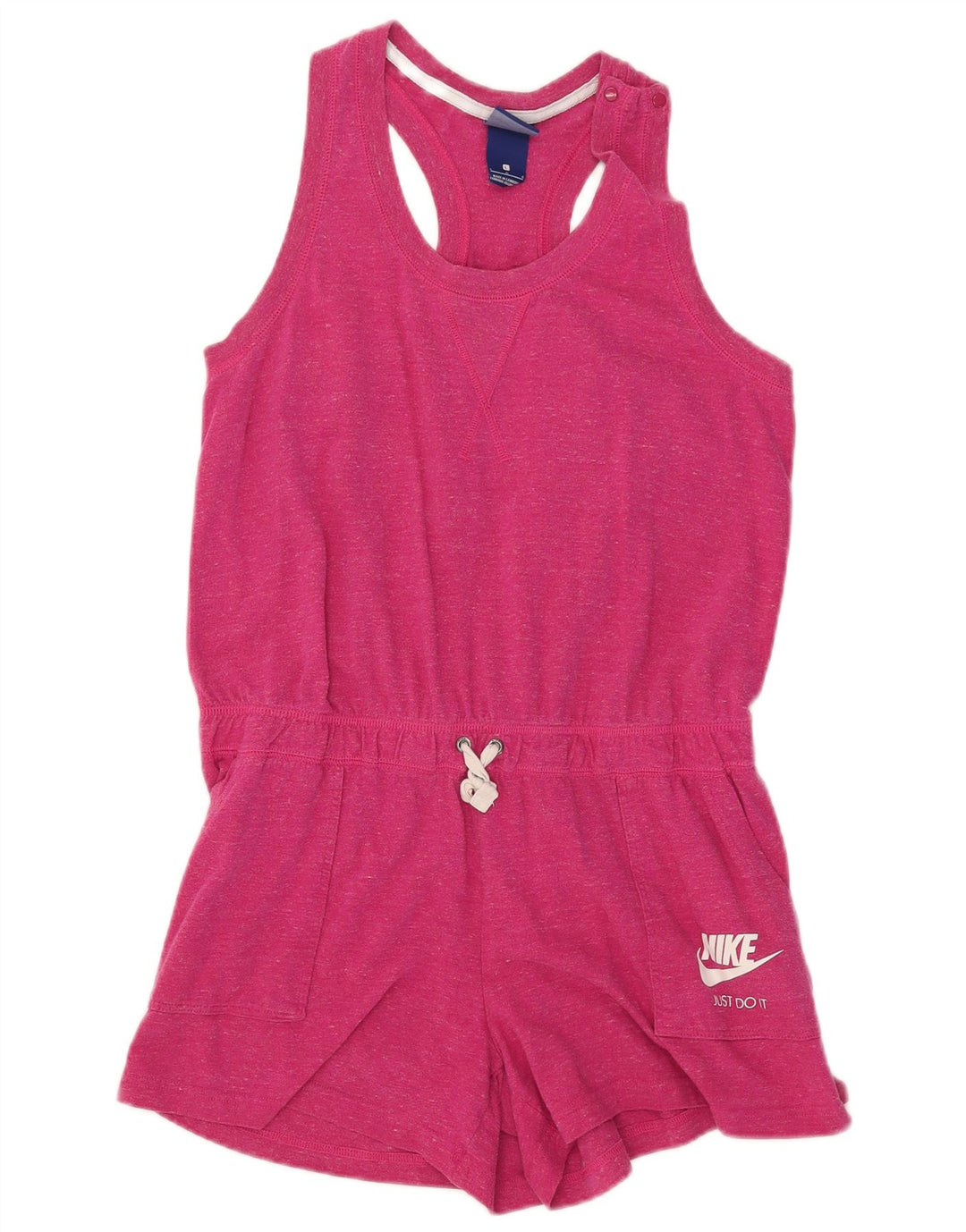 Combi fără mâneci Nike pentru femei UK 16 mare bumbac roz