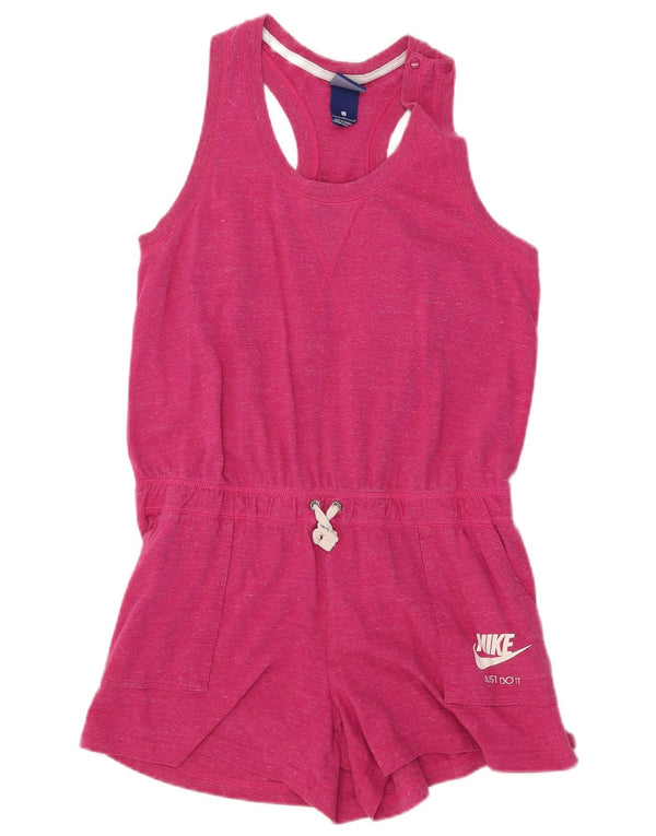 Combi fără mâneci Nike pentru femei UK 16 mare bumbac roz