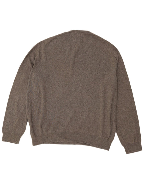 Pulover pentru bărbați Polo Ralph Lauren cu decolteu în V, 2XL, gri