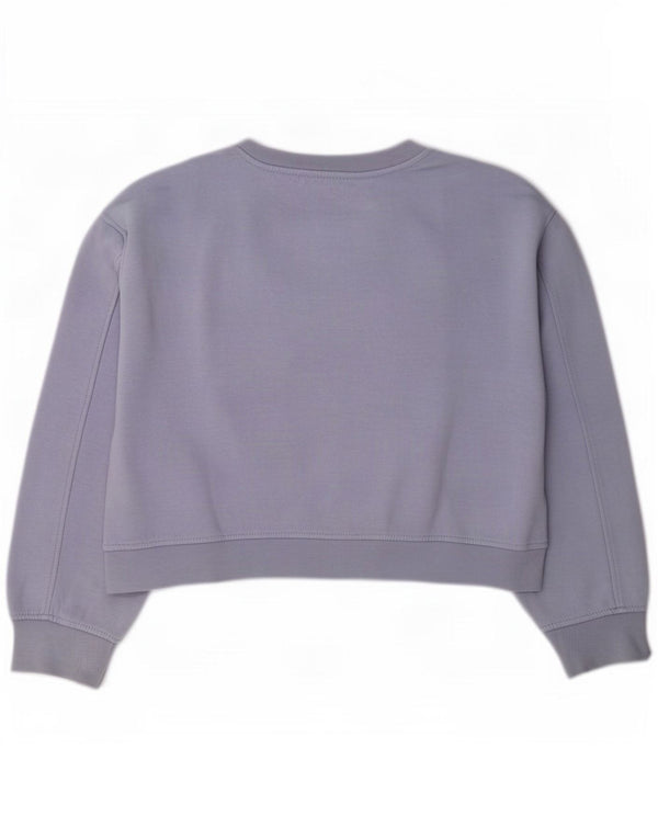Pulover pentru femeie Zara Crop Pulover UK 16 mare, mov, bumbac