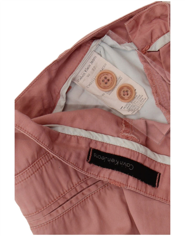 Pantaloni scurți chino CALVIN KLEIN JEANS W27 Bumbac roz mic