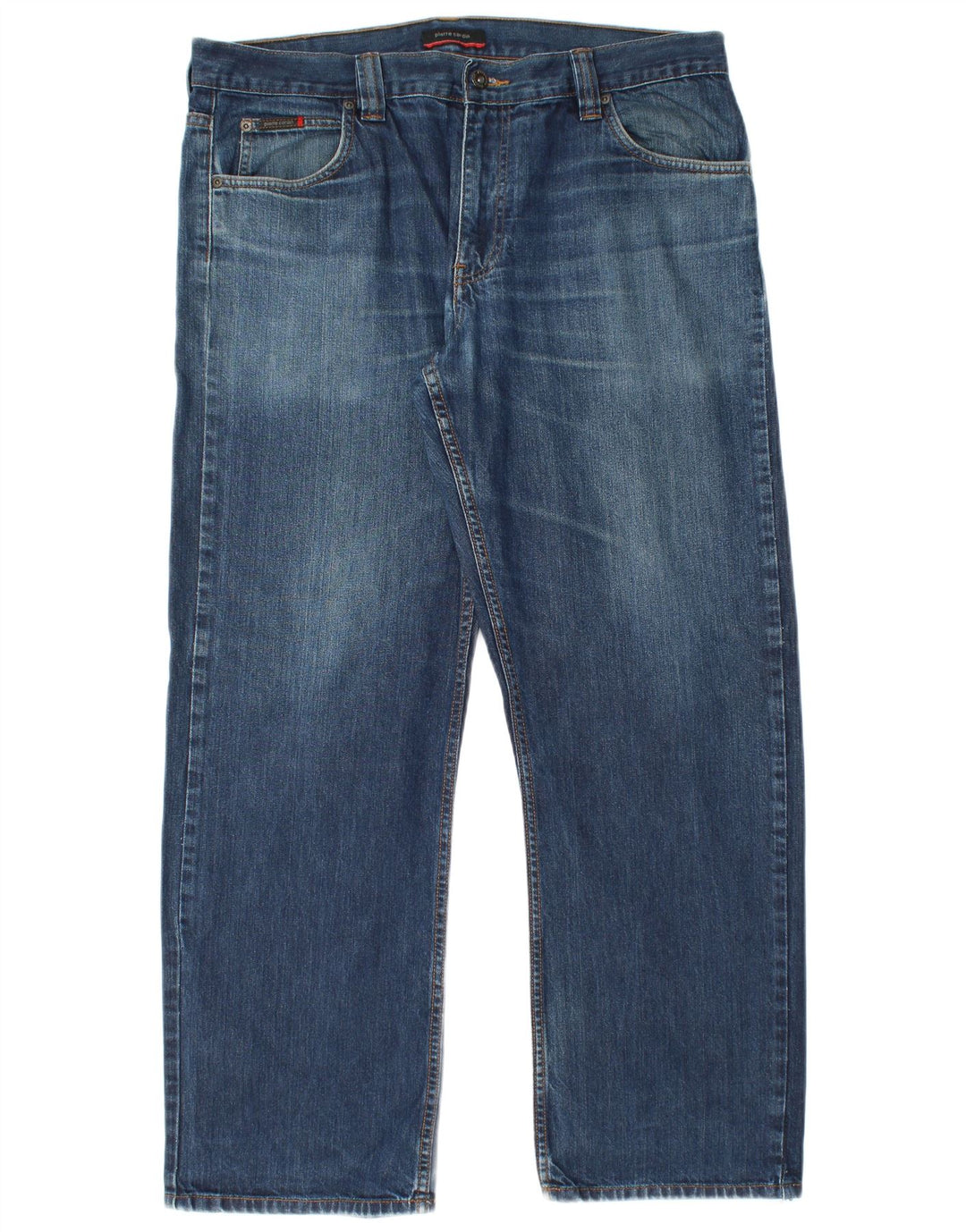 Jeans drept bărbați Pierre Cardin W38 L30 Bumbac albastru