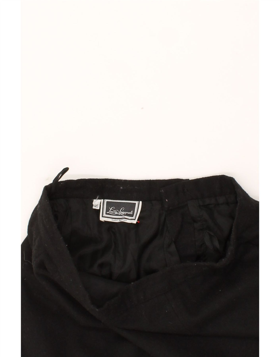 LUISA SPAGNOLI Womens Pencil Skirt IT 46 Large W30  Black Vintage Luisa Spagnoli and Second-Hand Luisa Spagnoli from Messina Hembry 