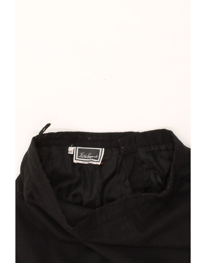 LUISA SPAGNOLI Womens Pencil Skirt IT 46 Large W30  Black Vintage Luisa Spagnoli and Second-Hand Luisa Spagnoli from Messina Hembry 
