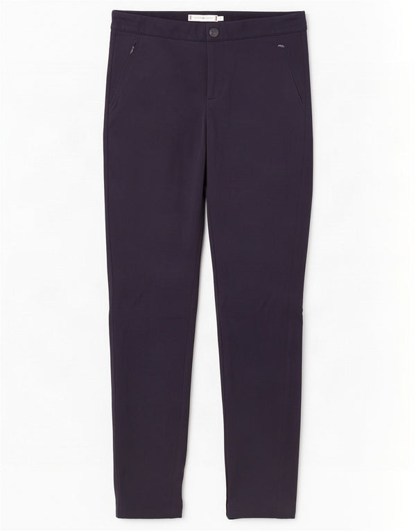 Pantaloni chino pentru femei cu talie joasă Tommy Hilfiger US 6 Medium W26 L28 bleumarin