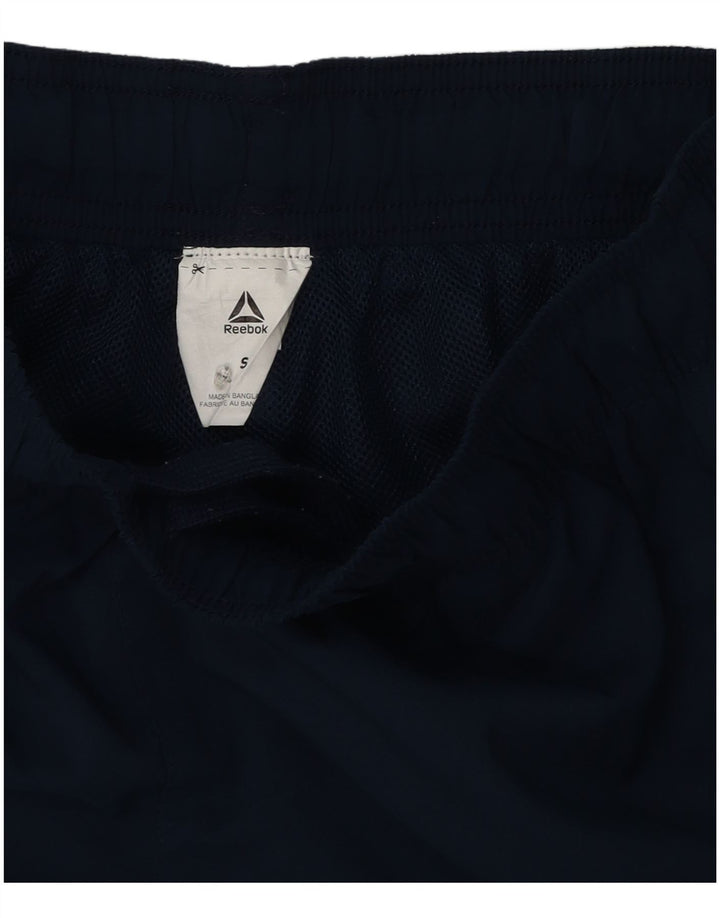 Pantaloni scurti sport pentru bărbați Reebok, poliester, albastru mic