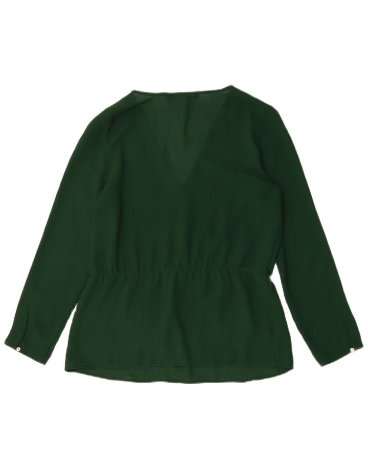 Bluză cu mânecă lungă pentru femei Zara UK 10 Small Green