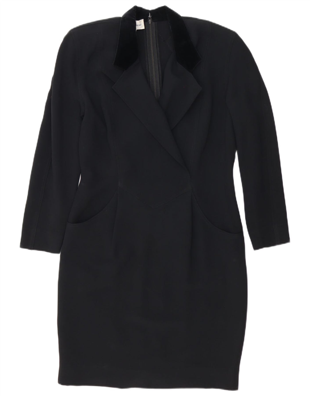 Rochie teacă cu mânecă lungă pentru femei Les Copains IT 44 Medium Black