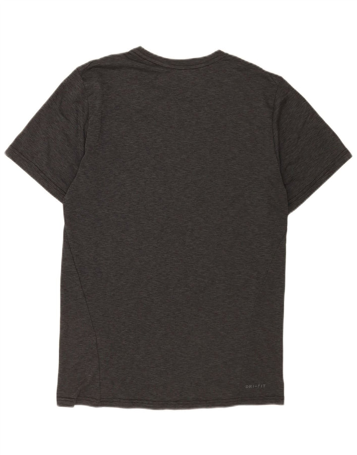 Tricou Nike Dri Fit pentru bărbați Top mic, gri, poliester