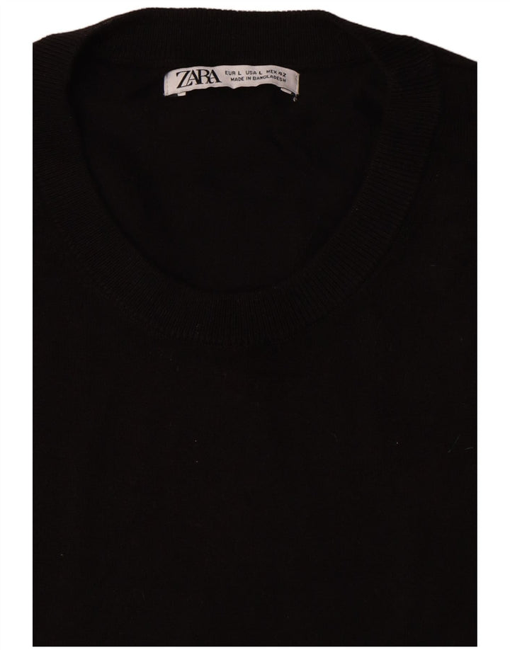 Tricou pentru bărbați Zara Top mare negru