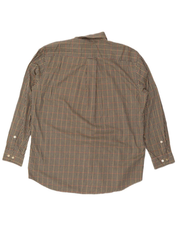 Cămașă înaltă pentru bărbați Orvis XL, bumbac vichy multicolor