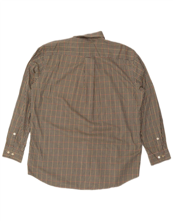 Cămașă înaltă pentru bărbați Orvis XL, bumbac vichy multicolor