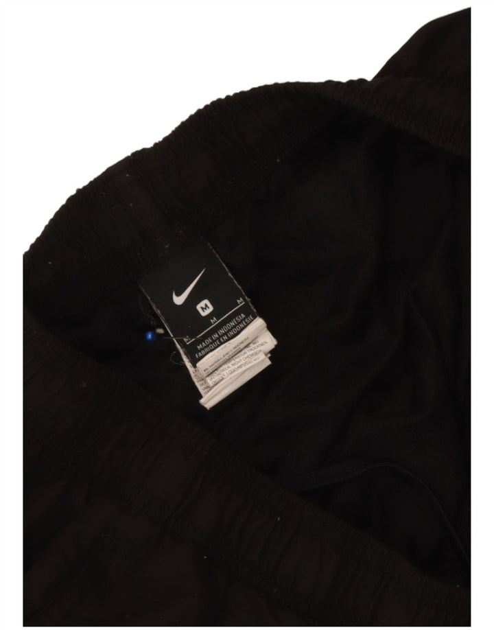 Pantaloni scurți sport Nike pentru bărbați, poliester mediu negru