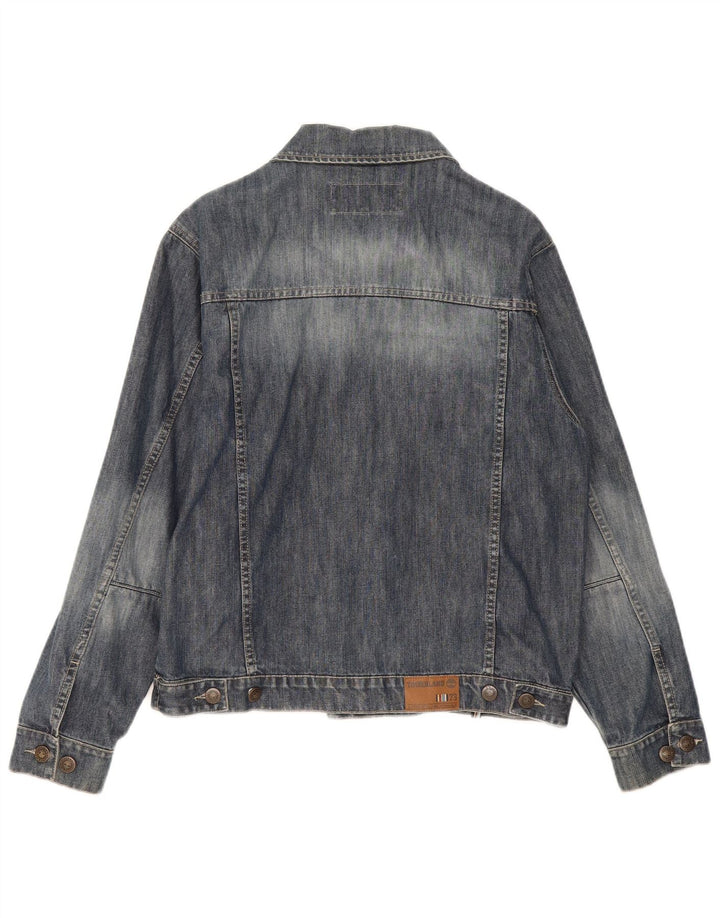 TIMBERLAND Boys Denim Jacket 13-14 Years Blue Cotton
