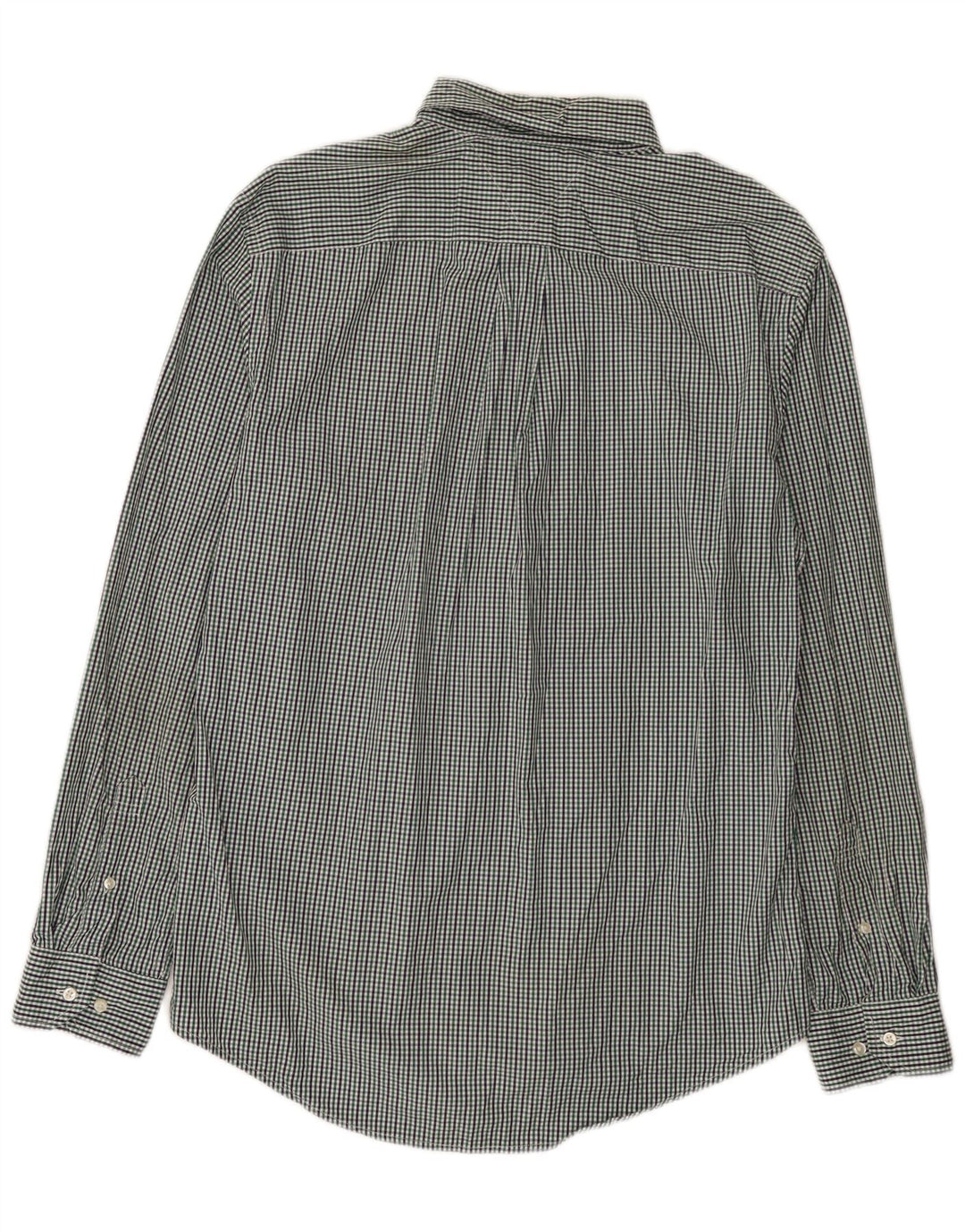 Cămașă personalizată pentru bărbați Tommy Hilfiger, din bumbac cu vichy verde mare