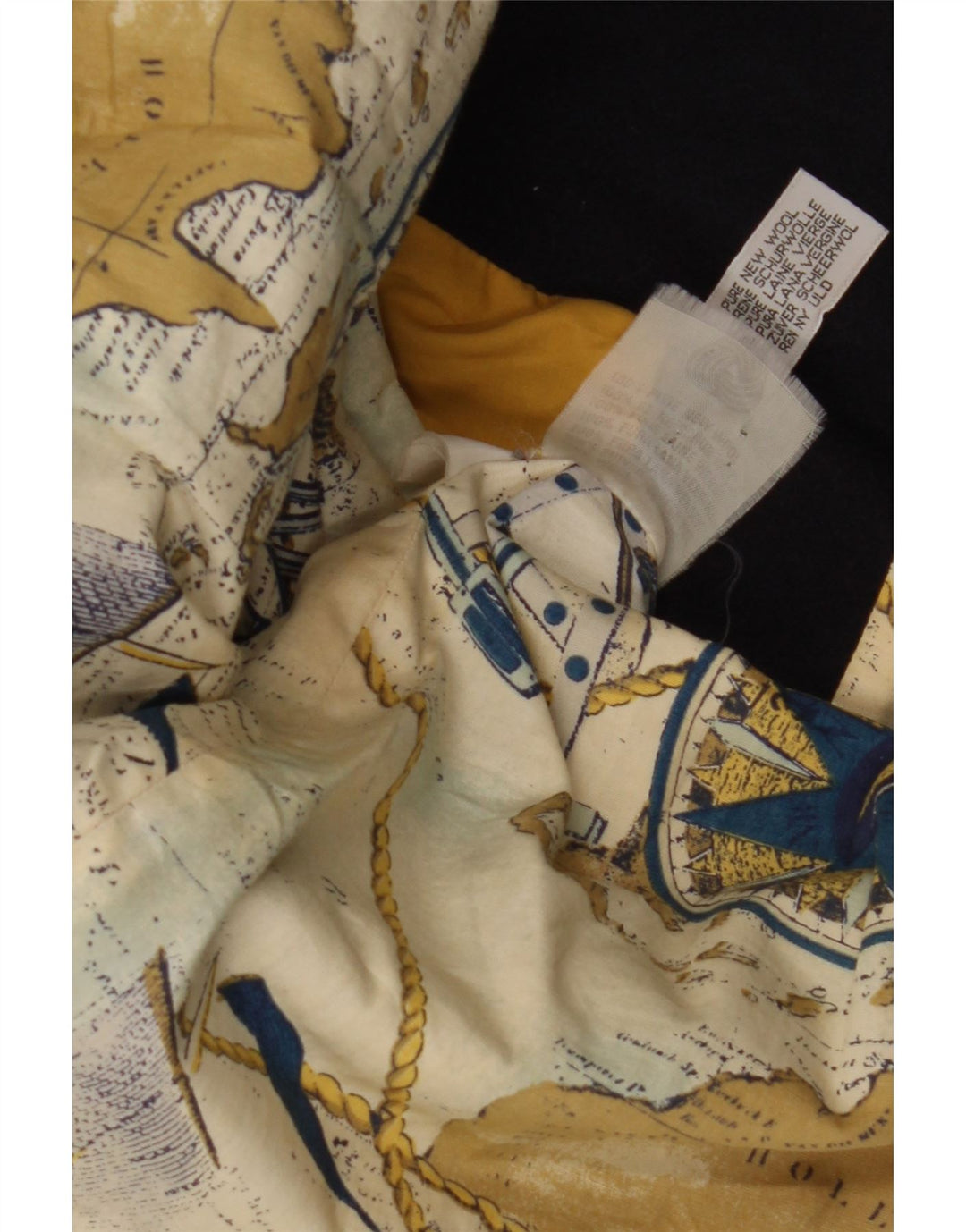Aquascutum pardesiu supradimensionat pentru femei UK 16 mare lână bleumarin
