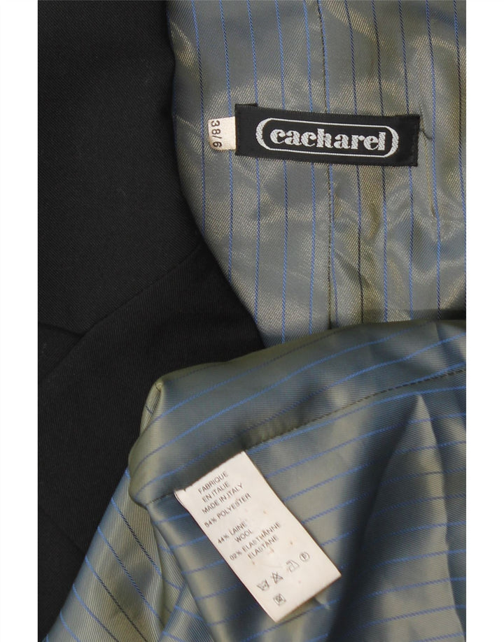 Jachetă Blazer Femei Cacharel cu piept dublu IT 38 XS Poliester negru