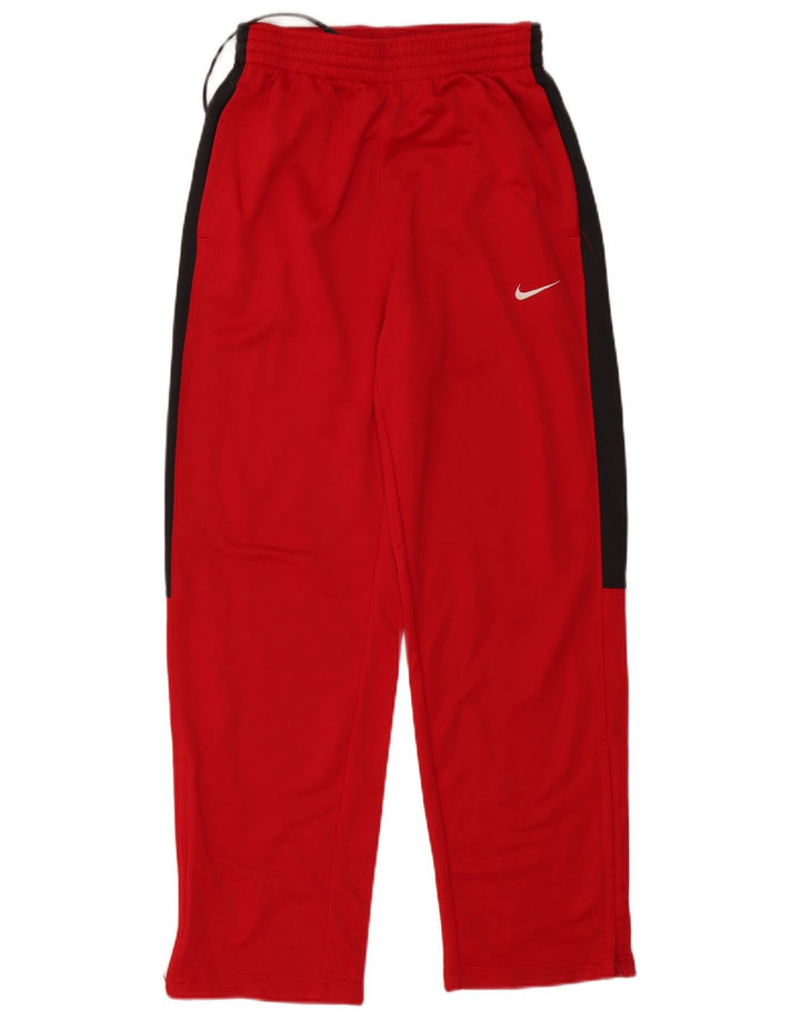 Pantaloni de trening NIKE Dri Fit pentru bărbați, roșu, poliester color bloc