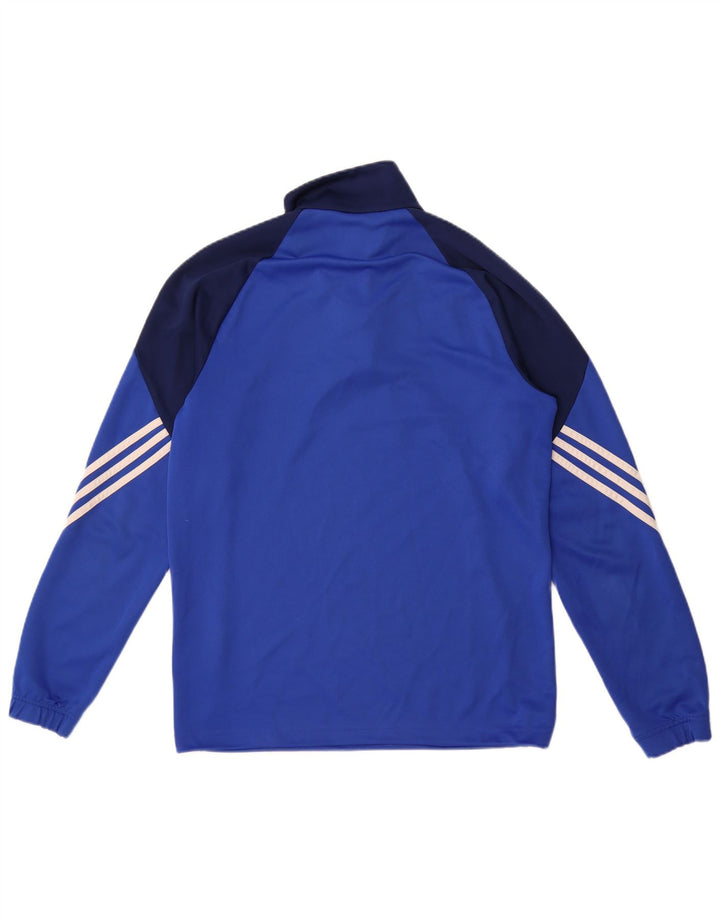 Adidas Climalite Pullover Trening Top Mediu Albastru Colorblock