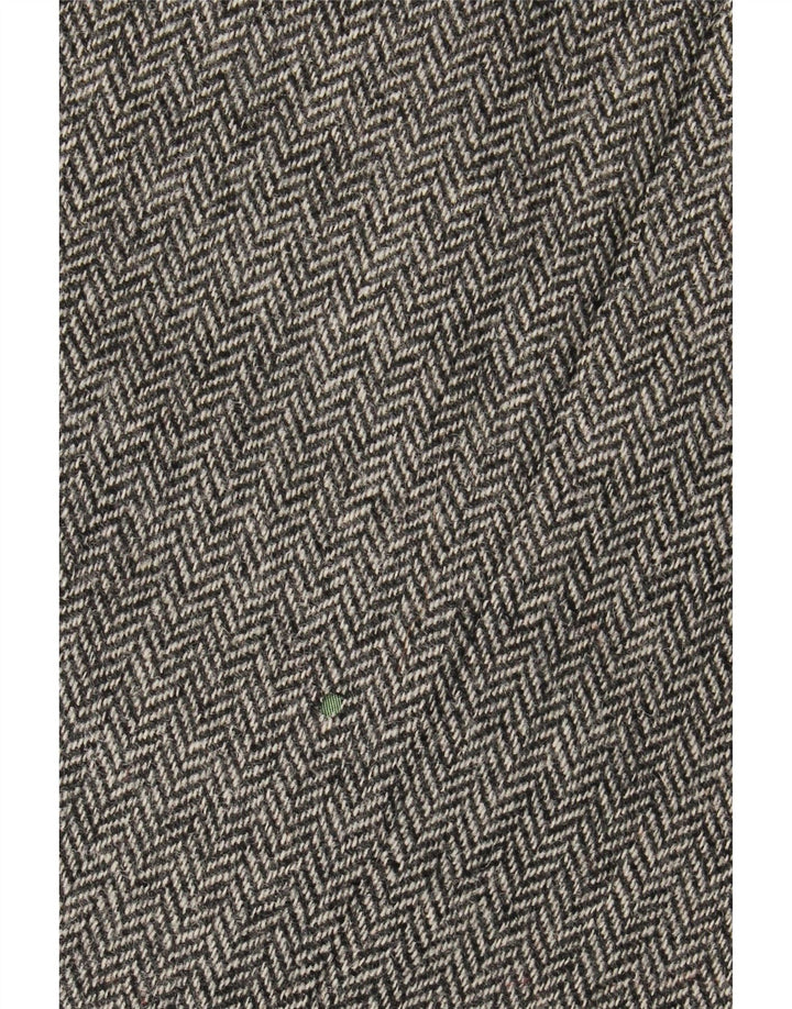 H.MOSER Jachetă pentru bărbați cu 3 nasturi EU 54 2XL Lână gri cu oase de pește