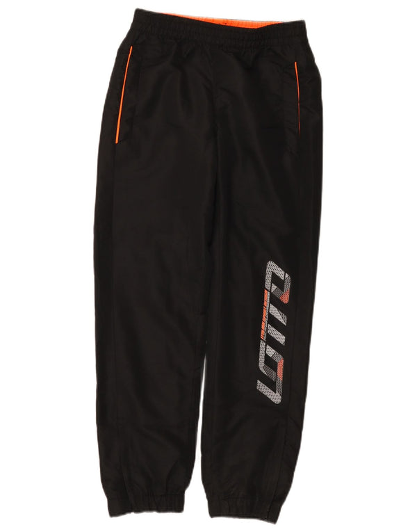 Pantaloni de trening grafic Lotto Boys Pantaloni de jogging 9-10 Ani Mic Negru
