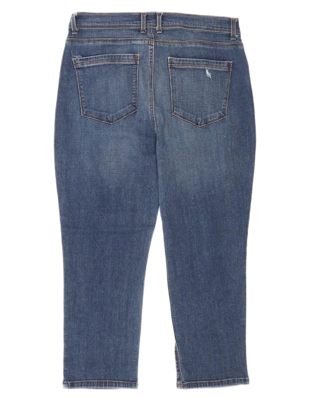 Blugi Capri pentru femei Lee US 10 Large W30 L23 Blue Bumbac