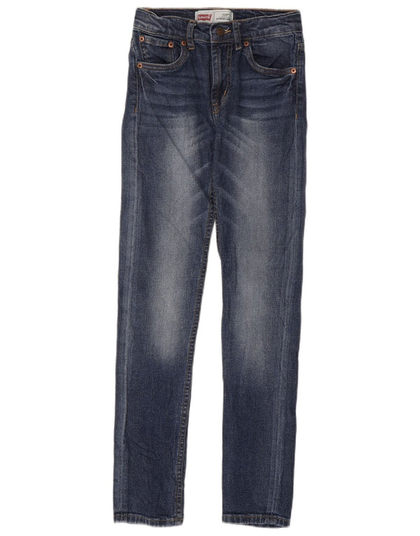 Levi's Boys 519 Skinny Jeans 11-12 ani W24 L29 Blue Bumbac