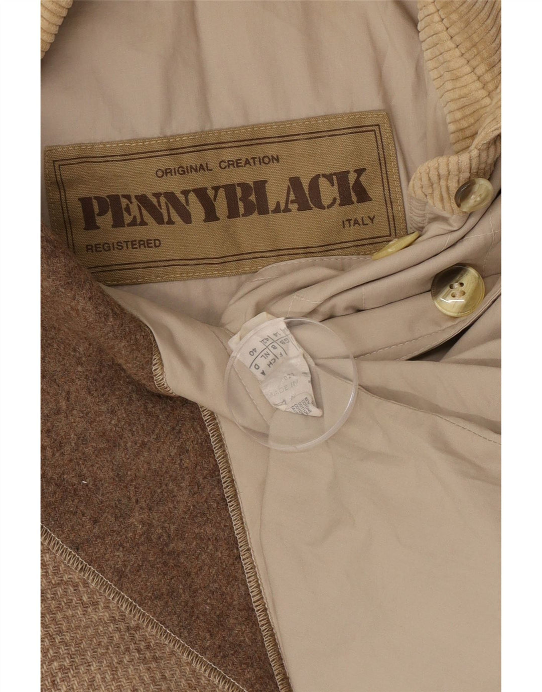 Jachetă de vânt pentru femei Penny Black UK 14, mare, bej, bloc de culoare