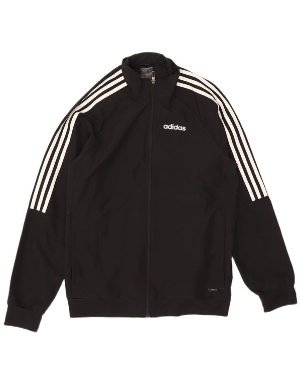 Adidas Climalite Trening Top Jachetă Mic Negru Poliester