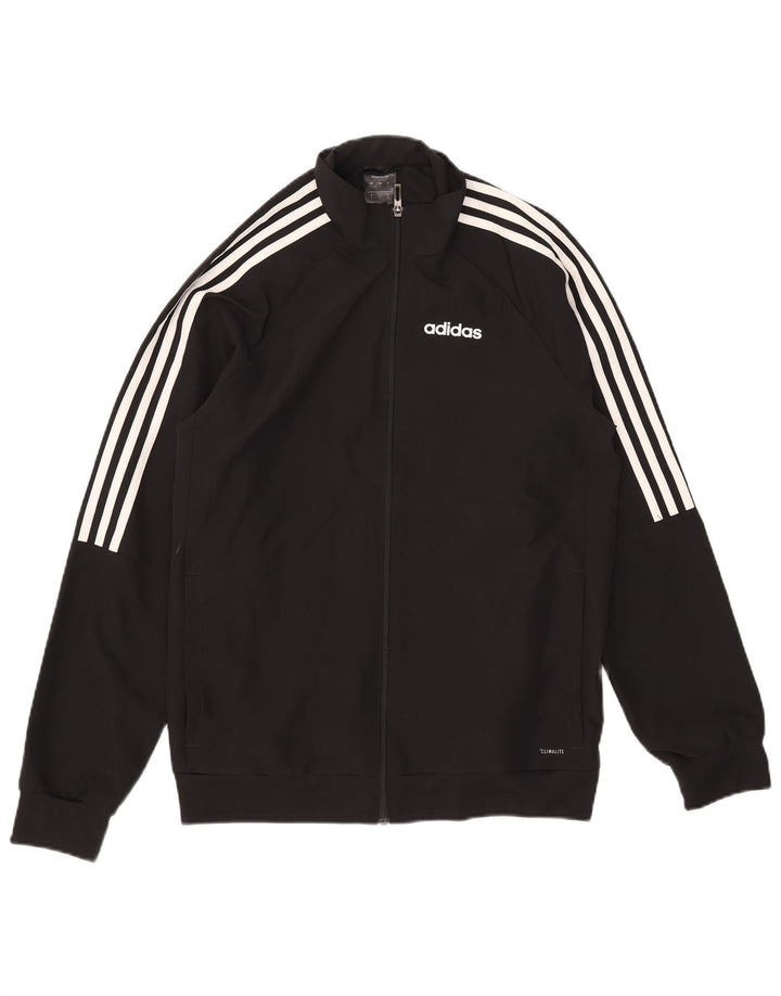 Adidas Climalite Trening Top Jachetă Mic Negru Poliester