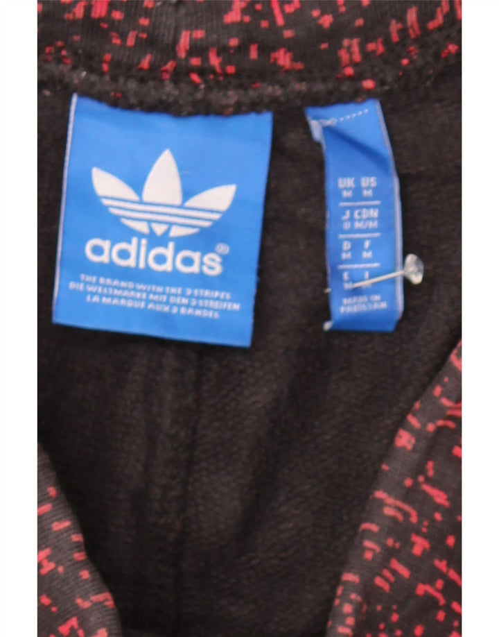 ADIDAS Mens Sport Shorts Medium  Black Flecked Cotton Vintage Adidas and Second-Hand Adidas from Messina Hembry 