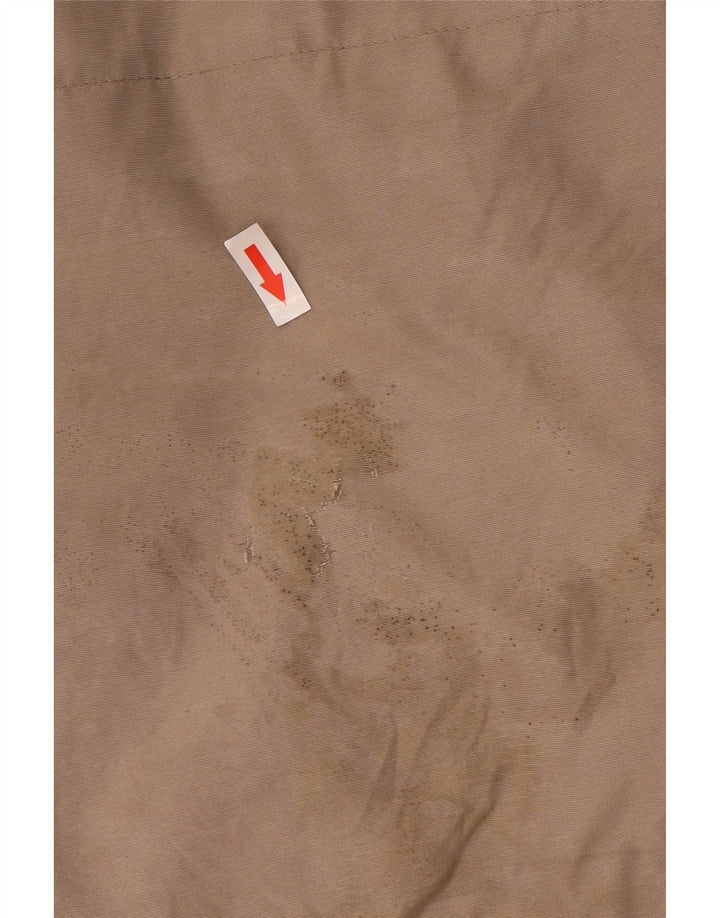 Jachetă căptușită cu glugă Woolrich pentru băieți 9-10 ani, nailon gri