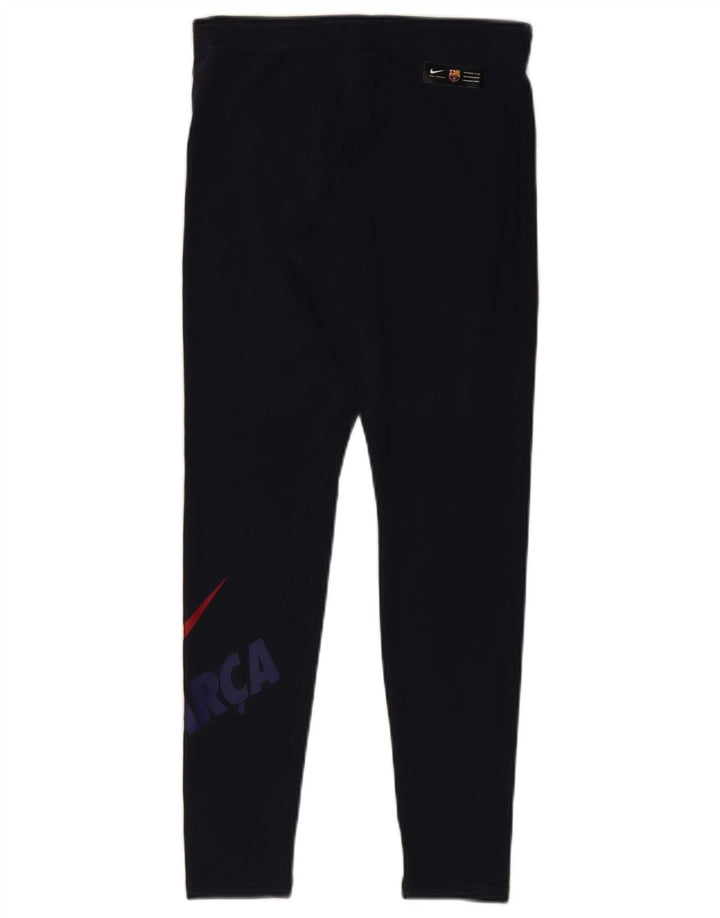 Jambiere grafice pentru femei NIKE UK 12, bumbac mediu albastru bleumarin
