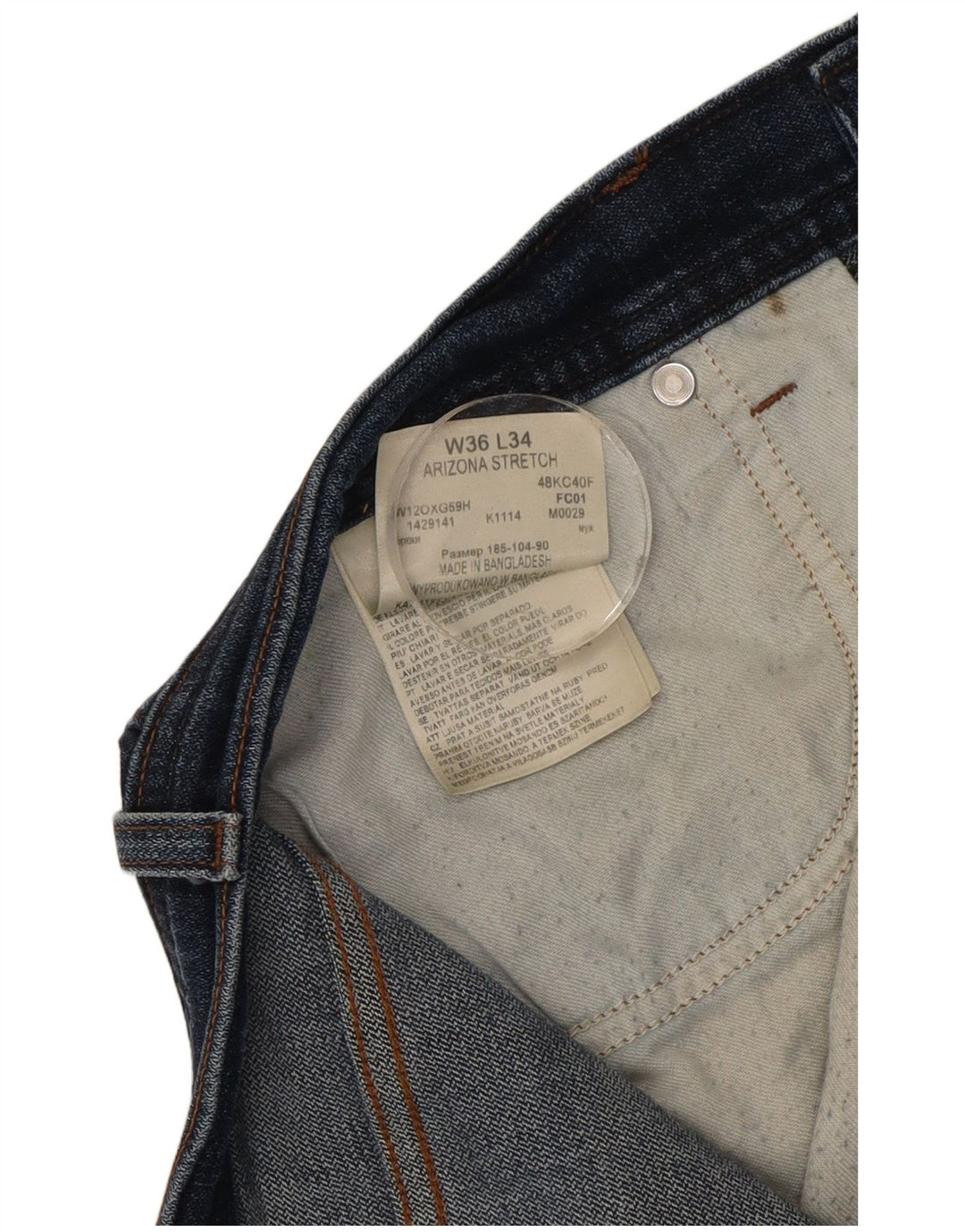 Pantaloni scurți din blugi pentru bărbați Wrangler W36, mare, albastru, bumbac