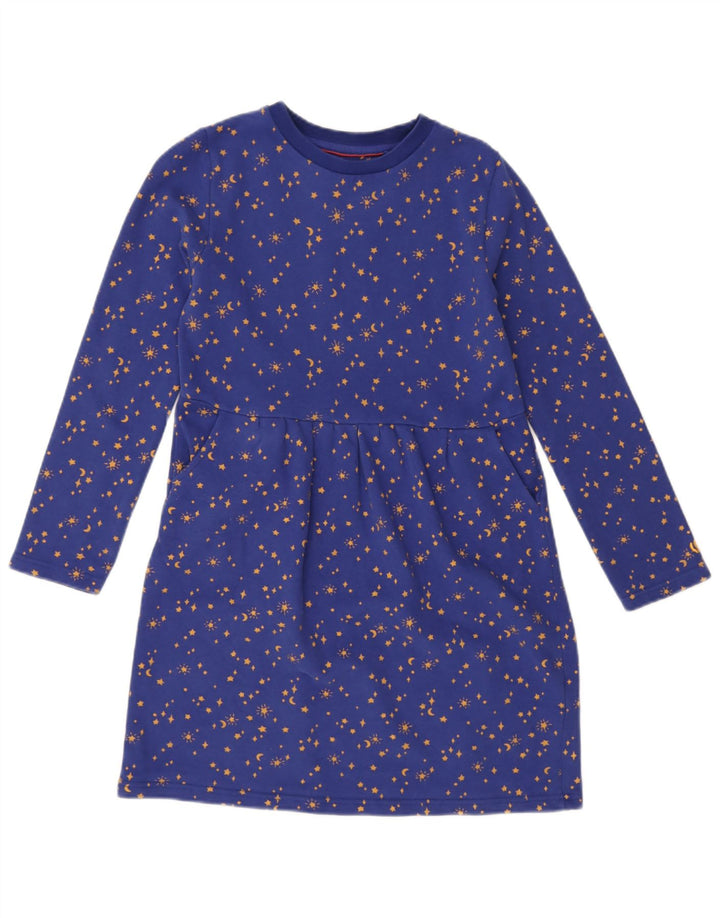Fat Fat Girls Model Abstrac Rochie De Baza Maneca Lunga 10-11 Ani Albastru