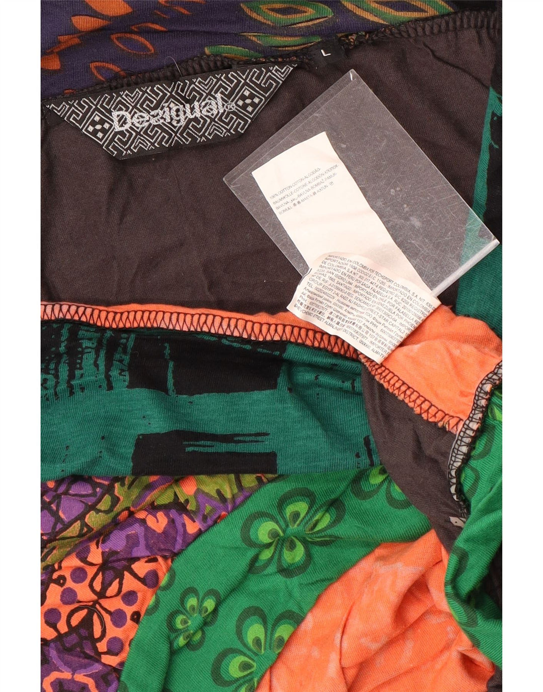 Fusta Desigual pentru femei Graphic Bubble Large W32 Multicolor