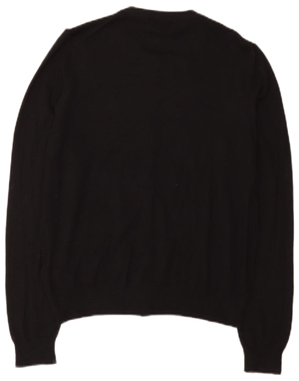 Pulover cardigan pentru femei Marks & Spencer UK 14 mare, negru, viscoză